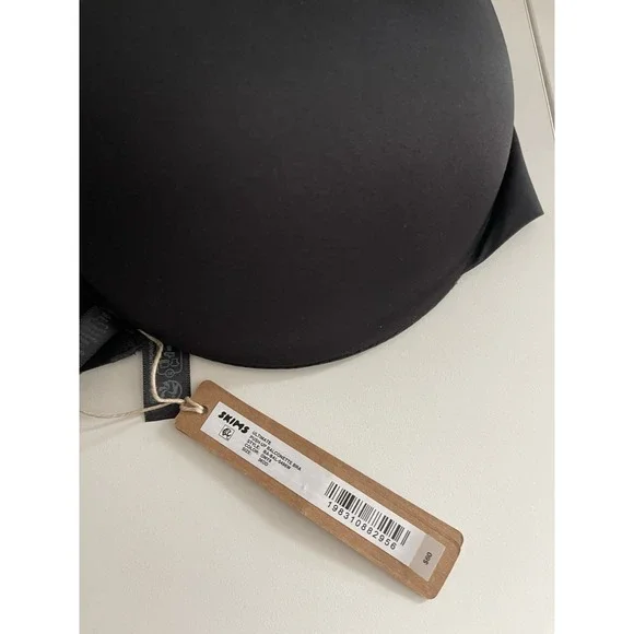 NWT Skims Black Ultimate Push Up Balconette Bra 36 DD Onyx - Picture 15 of 15